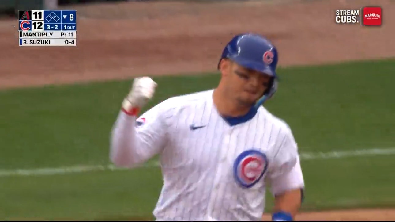 Cubs hit three home runs in eighth inning, propelling Chicago to a 13-11 win over Diamondbacks